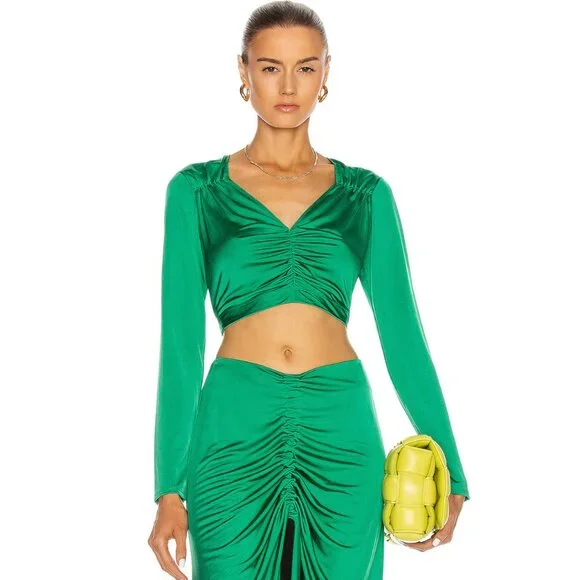 Alexis Sari Top in Emerald - Picture 8 of 9